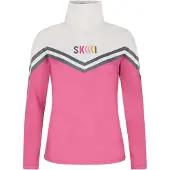 Protest Merci Half Zip Long Sleeve T-shirt Rose M Femme