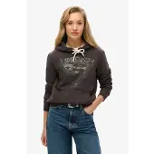 Superdry Sweat-shirt 'American Eagle' anthracite / gris clair
