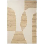 Broste Copenhagen Tapis Lumi naturel/blanc 140x200cm