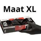 Colad Nitrile Glove 60 Units Noir XL