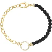 Giorgio Martello Milano Bracelet or / noir