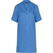 Triumph Chemise de nuit ' Red Label Amourette Jacquard ' bleu