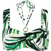Triumph Hauts de bikini ' Red Label Summer Palm ' vert / blanc