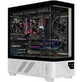 ITek NETRON CURVED, Tour, PC, Blanc, ATX, ITX, Micro ATX, Gaming, Bleu, Vert, Rouge