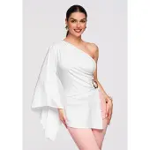 OMBRE Chemisier 'OW-SH-E0005' blanc