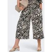 ONLY Pantalon 'CARElite' crème / chocolat / noir