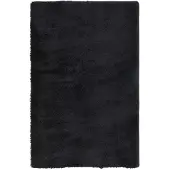 vidaXL Tapis Shaggy à poils longs NAVARRA noir 130x200 cm polyester