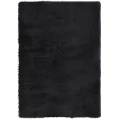 vidaXL Tapis shaggy à poils longs NAVARRA noir 240x340 cm polyester