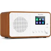 Audizio Avio (DAB+ DAB, FM, Bluetooth), Radio, Marron, Blanc
