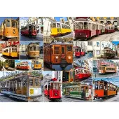 Bluebird Puzzle Puzzle Tour du Monde en Tramways - 1500 pièces