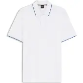 BOSS Polo en piqué de coton à logo brodé