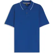 BOSS Polo en piqué de coton à logo brodé