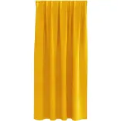 vidaXL Rideaux 2 pcs jaune moutarde 140 x 175 cm Velours