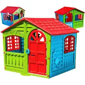 Jamara 460754, Maison de jeu sur pied, 1 porte(s), multicolore