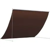 vidaXL Auvente marron 350 x 150 cm