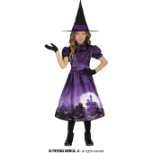 Guirca Haunted Witch House Girl Costume Vert 7-9 Years