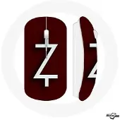 MANIACASE Souris Sans Fil Ozark Saison 4 Logo Z Blanc Fond Rouge