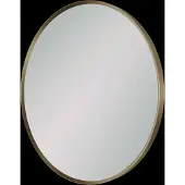 Balmani Auro miroir de toilette rond Brushed Champagne Gold Ø 45 cm