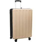 vidaXL Valise avec serrure Champagne 50 x 30 x 76 cm ABS plastique