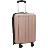 vidaXL Valise avec serrure or rose 34 x 23 x 55,5 cm ABS plastique