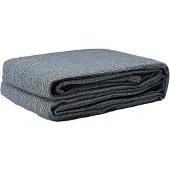 vidaXL Tapis de tente avec œillets, pliable, bleu gris, 300 x 600 cm en HDPE.