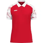 Jako Polo Sonic rouge/blanc 164