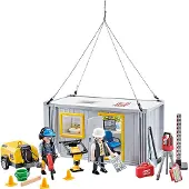 Playmobil 9843 - Conteneur de chantier (emballage plastique)