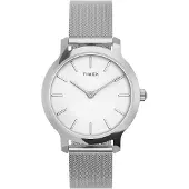Timex Montre à affichage analogique argent