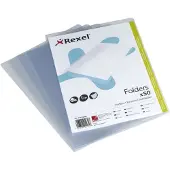 Rexel Chemise coin A4 transparente (50)