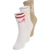 HUGO Chaussettes 'SPORTYLOG' camel / rose / rouge / blanc