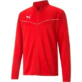 Puma Vestes d’entraînement 'TeamRise' rouge / blanc