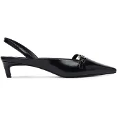 Tommy Hilfiger Escarpins à bride arrière 'Kitten Heel Slingbacks' noir