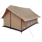 vidaXL Tente cabane , marron, 340 x 246 x 210 cm, en polycoton