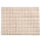 HAY Outdoor Market Sofa Coussin Beige with red stripe