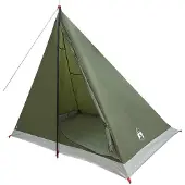 vidaXL Tente de randonnée pour 2 personnes, couleur olive