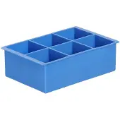 Bär Bac à glaçons , cubes XL, bleu, 170x110x(H)52mm