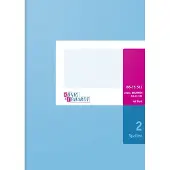 König & Ebhardt Livre de comptes DIN A5 ligné gris clair magenta 40 fls (A5, À rayures)