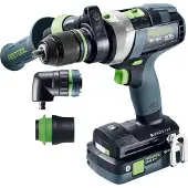 Festool Perceuse-visseuse à percussion 18V QUADRIVE TPC 18/4 5,0/4,0 I-Set avec 2x batteries + chargeur en coffret Systainer³ DF M 187 - - 577621