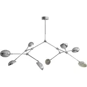 101 Copenhagen Drop Chandelier Suspension Chrome