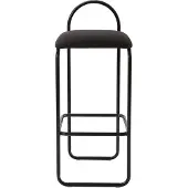 AYTM Angui High Chaise de Bar 92.5 cm | Anthracite Boucle