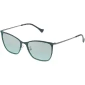 Police Lunettes de soleil - - Rival 11 - Aviator - Semi Matt Water Green - Verres verts