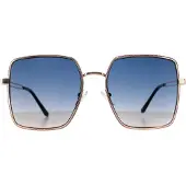 GUESS Gf0419-28w Woman Sunglasses Doré Femme