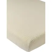 Meyco spannbettlaken wiege - pre-washed musselin (80 x 40 cm)
