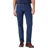Wrangler - Jeans pour hommes - Coupe droite authentique - Modèle Texas - Couleur Darkstone
