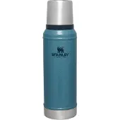 Stanley The Legendary Classic Bottle 1QT, Hammertone Lake 10-11346-094 bouteille thermos avec bouchon verseur et gobelet, 940 ml