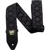 Ernie Ball Sangle de guitare Jacquard Regal Black (P04093)