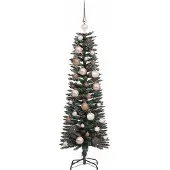 vidaXL Sapin de Noël artificiel avec 150 LEDs avec support Vert 120 cm