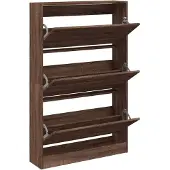 vidaXL Armoire à chaussures chêne marron 80x21x125,5cm bois ingénierie