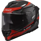 LS2 FF818 STORM III KOMAI Casque intégral L rouge/noir