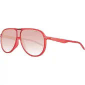Polaroid Lunettes de soleil - - 6025/S - Monture orange - Verre rouge miroir - Oversize